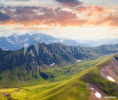 Picture of Green caucasian mountains